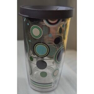 TERVIS FIESTA Tumbler 16 oz Insulated Cup‎ ~ Hot Cold Mug & Lid ~